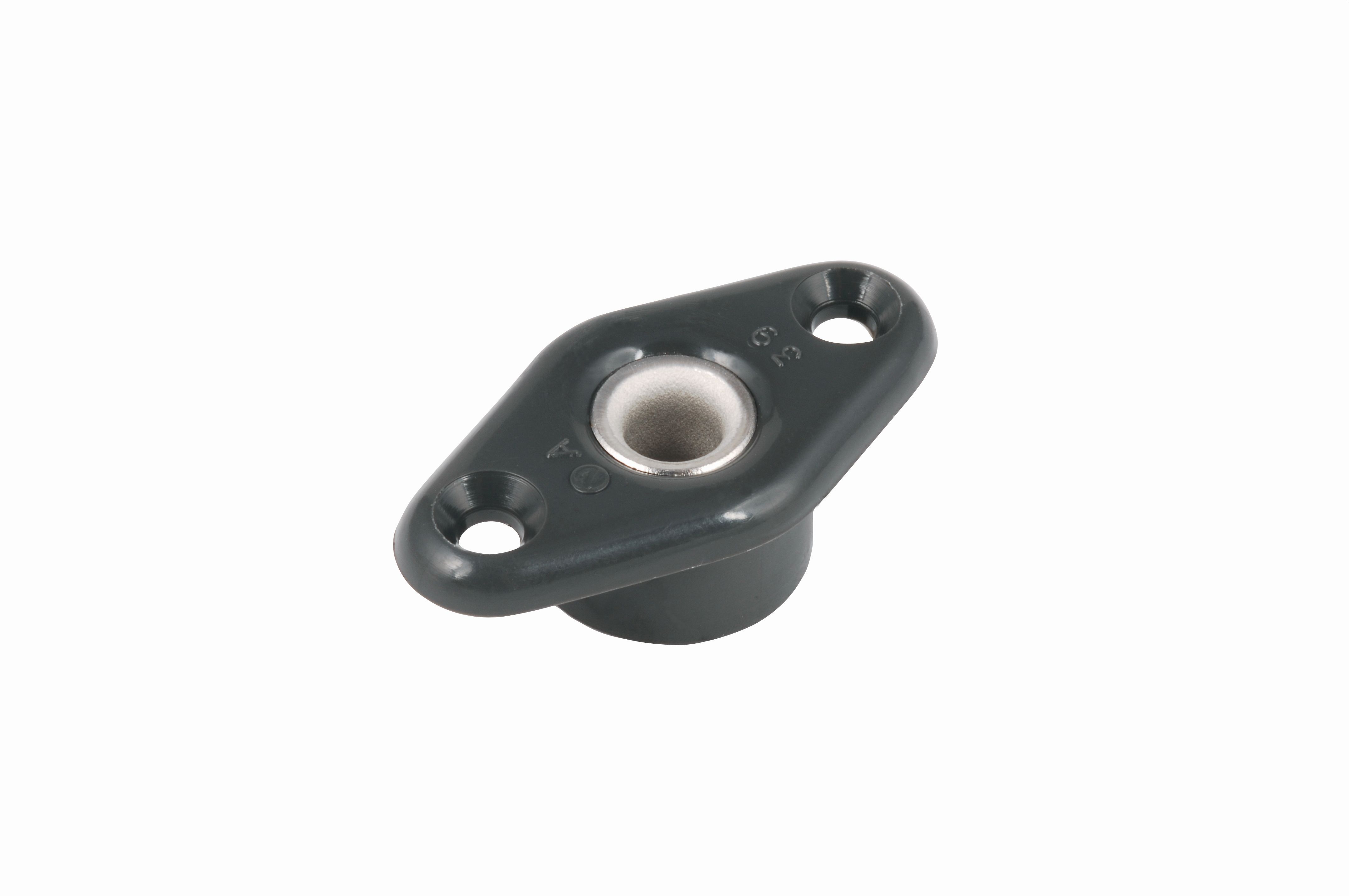 ALLEN Decksdurchführung 6mm Edelstahl Nylon schwarz (A4039)