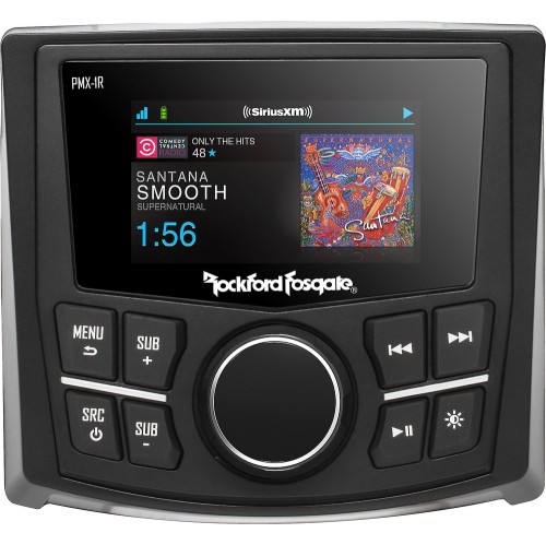 ROCKFORD FOSGATE (Raymarine) PMX-1R Fernsteuerung Remote / 2,7" Farb-Anzeige, kabelgebunden, A80383 (Raymarine-Nummer) - Punch RMX-1R