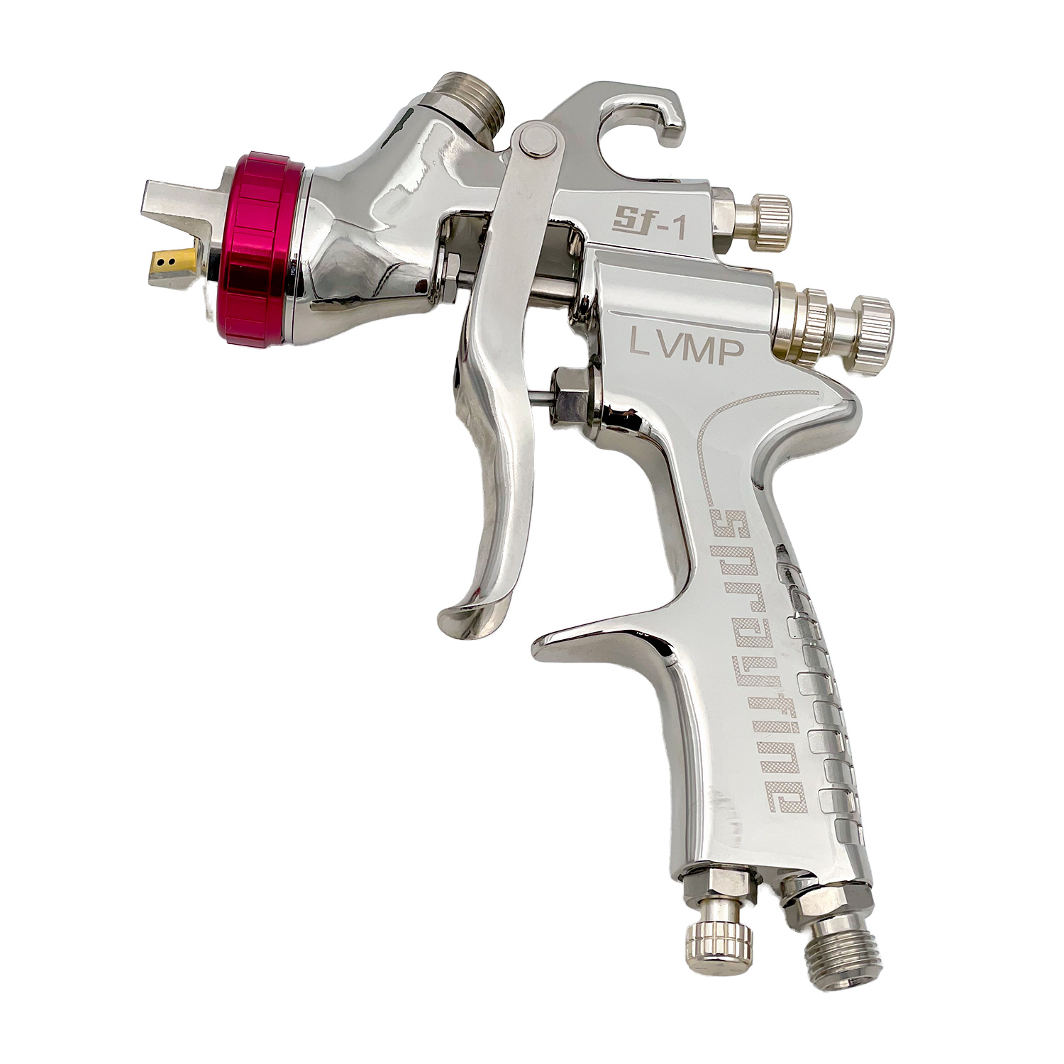 Sprayfine Lackierpistole LVMP 1,3mm Düse inklusive Lackbecher und Reinigungsset