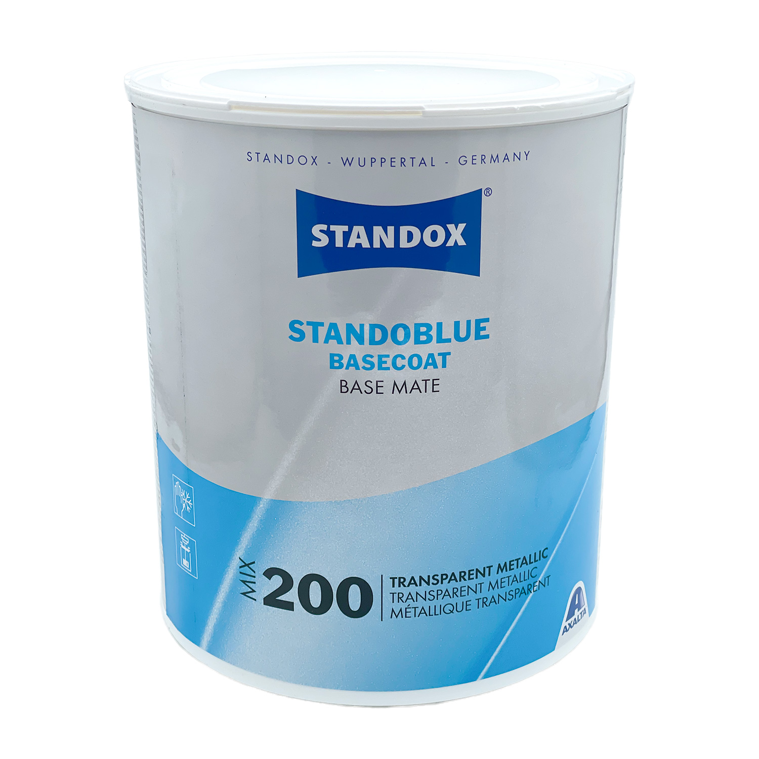 Standoblue Mix 200 Silber Transparent (Spies Hecker HiTec 400) - 3,5 ltr || für das Wasserbasislacksystem von Standox