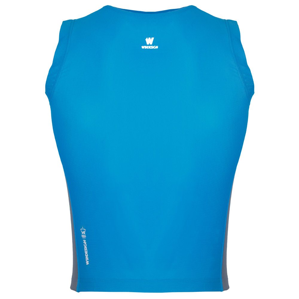 WINDESIGN 2532JB Rash Tanktop, blau, Einheitsgröße Junioren, one size fits all