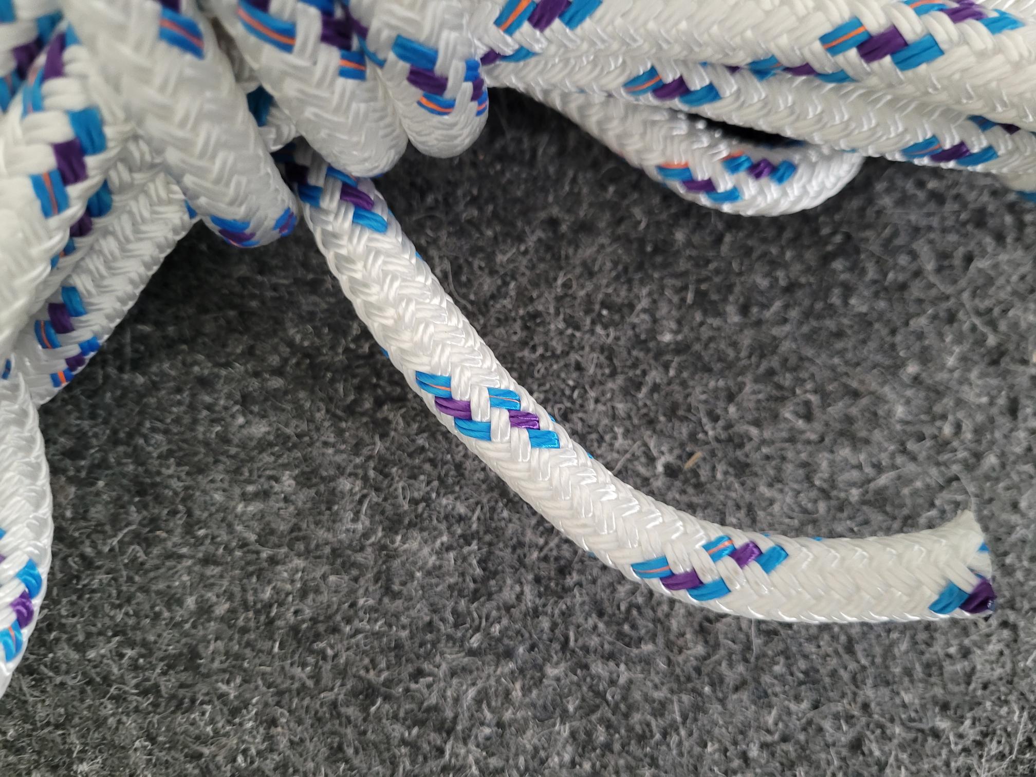 GLEISTEIN Tasmania Schot weiß/blau - 12mm (GR091220)