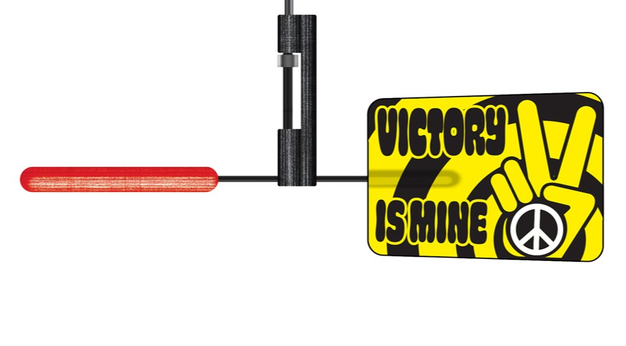 Blacksmith Ersatzfähnchen für Horizontalverkl. VICTORY gelb