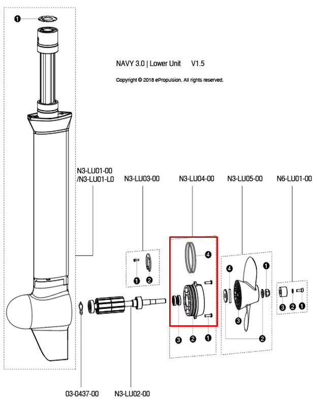 ePropulsion Ersatzteile - bei Bootspunkt bekommen Sie alle Ersatzteile für aktuelle und frühere ePropulsion Elektro-Aussenborder, PODs und Zubehör