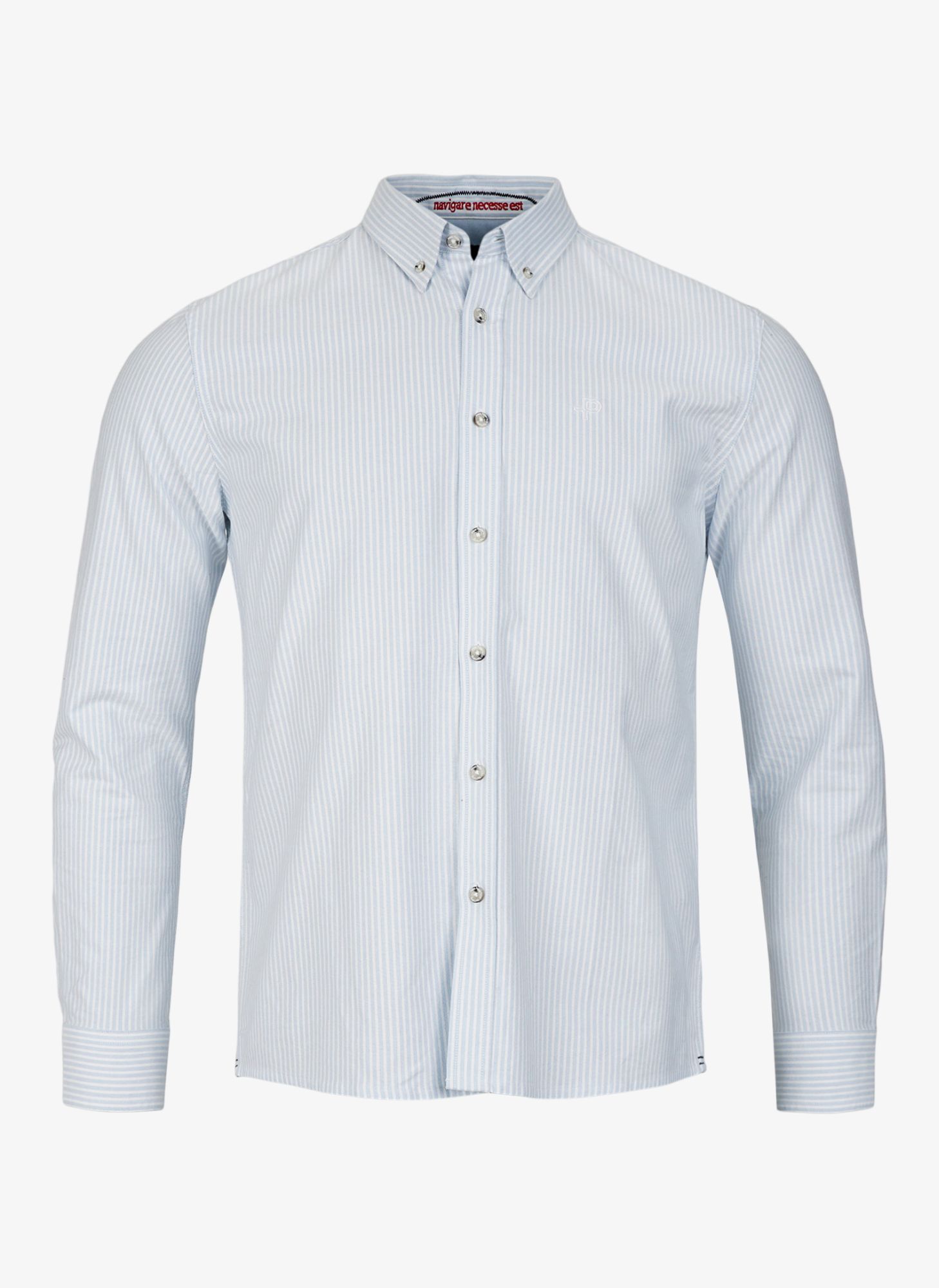 PELLE P Crew Shirt Sky Blue Stripe M