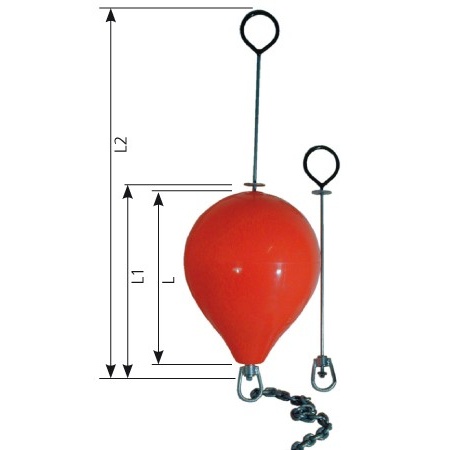 POLYFORM kurze Stange für Boje CMB-2
