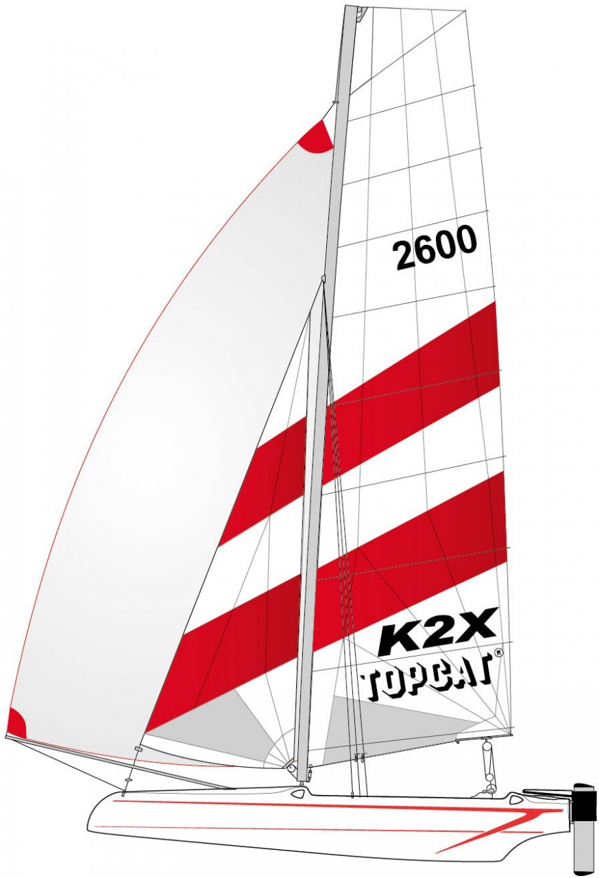 TOPCAT K2X Touring 20,1m² +17,7m² Rollgennaker (TCB1027)