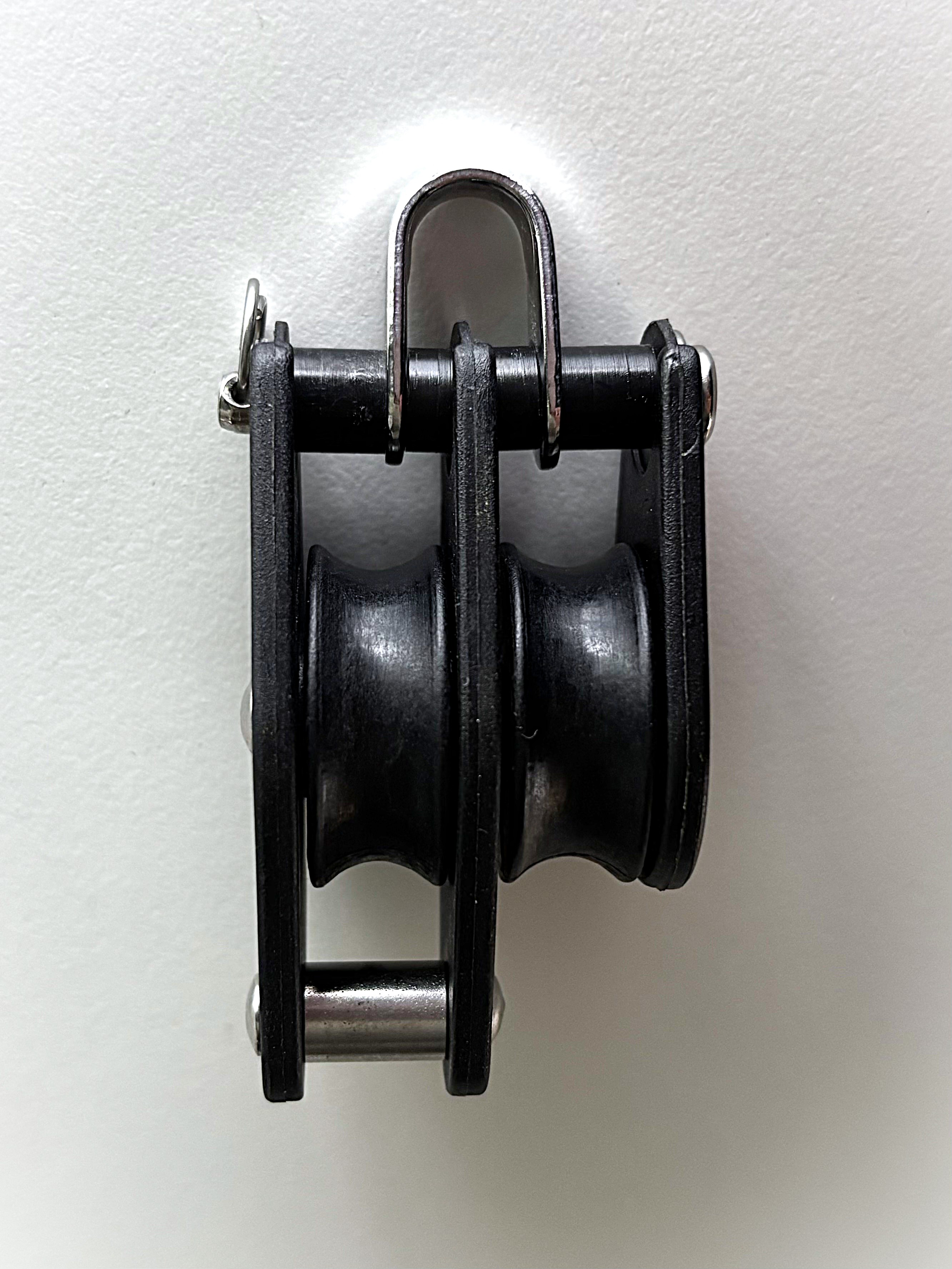 SPRENGER Gleitlager-Block zweifach mit Hundsfott, 8mm