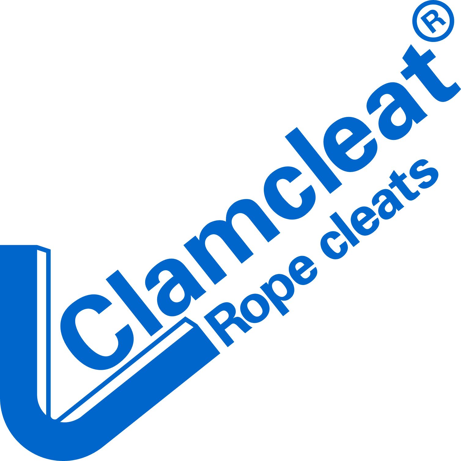 CLAMCLEAT CL234 Fenderklemme groß für Tau 6-11mm schwarz
