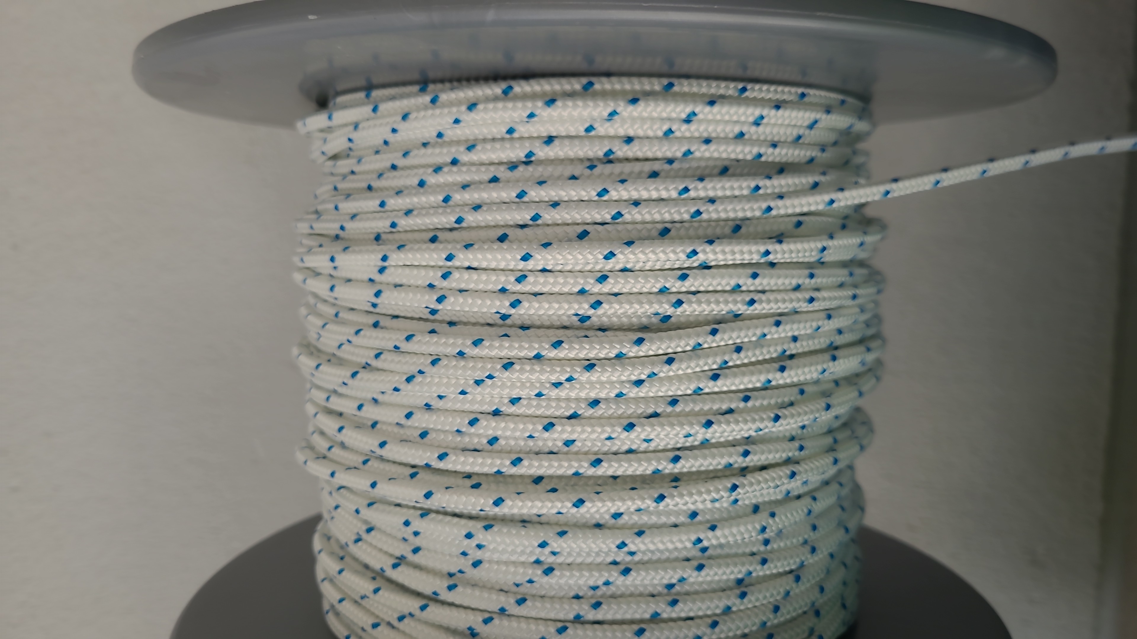 GLEISTEIN GeoOne blau/weiß 5mm - Fenderleine, Flaggenleine, universell einsetzbares Tauwerk für viele Anwendungen an Bord und an Land. 16-fach geschlagen