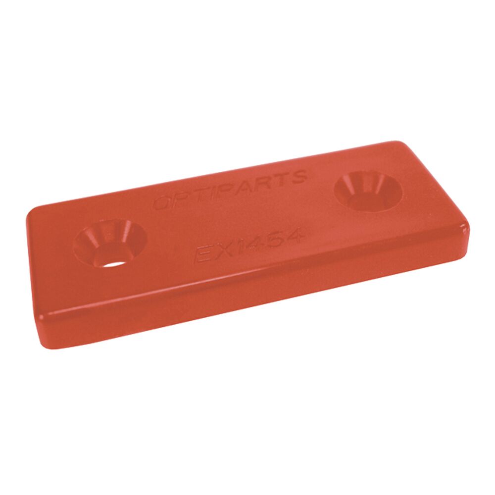 OPTIPARTS EX14532 Montageplatte Nylon, rot