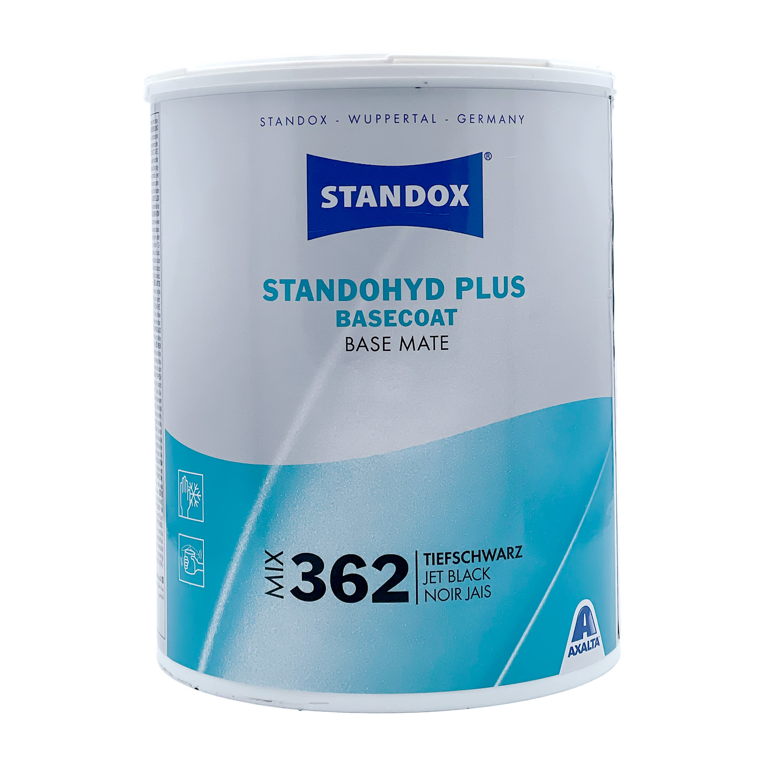 Standohyd Mix 362 Tiefschwarz  (Spies Hecker 802) - 1 ltr || für das Wasserbasislacksystem von Standox