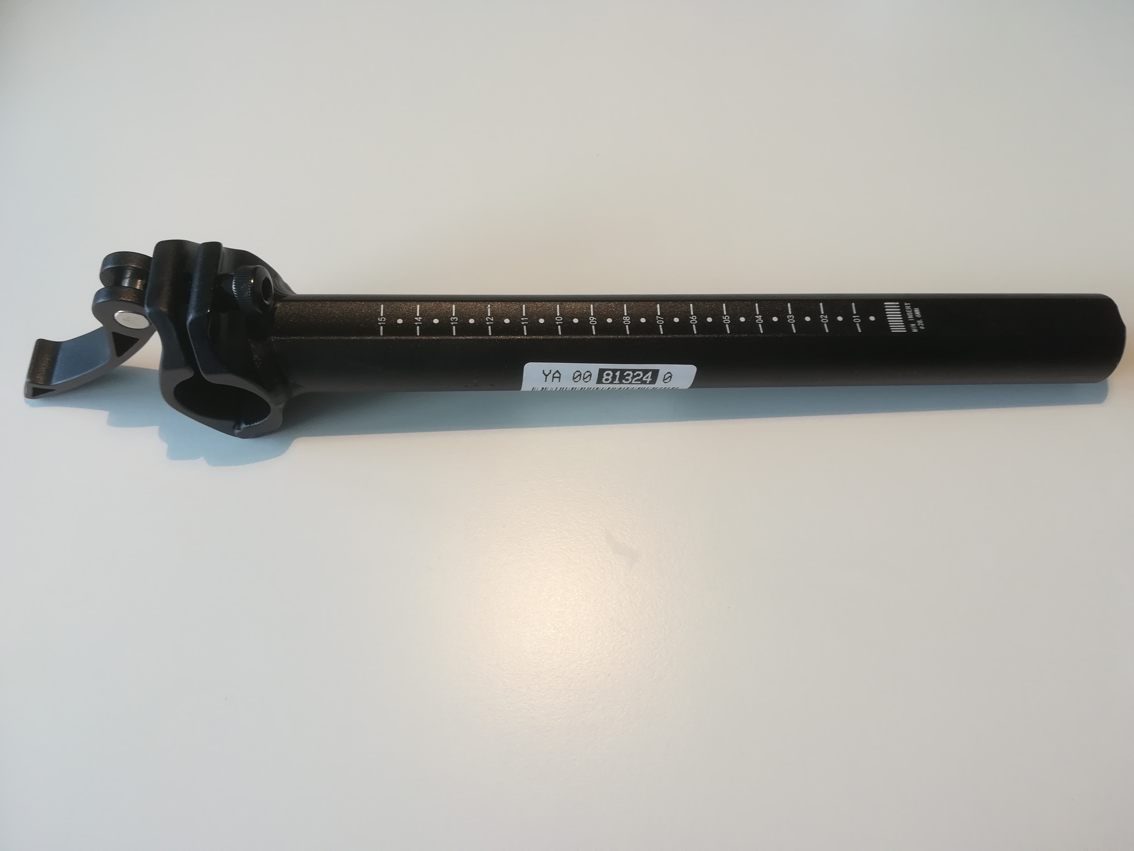 SV14 Lenksäule innen-oben mit Verriegelung, schwarz