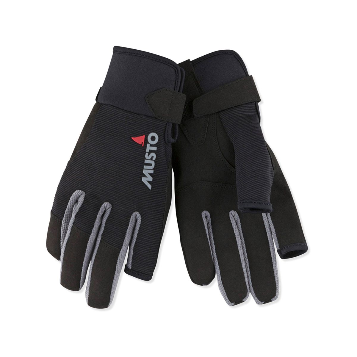MUSTO ESS Segelhandschuh Lang Schwarz - XS