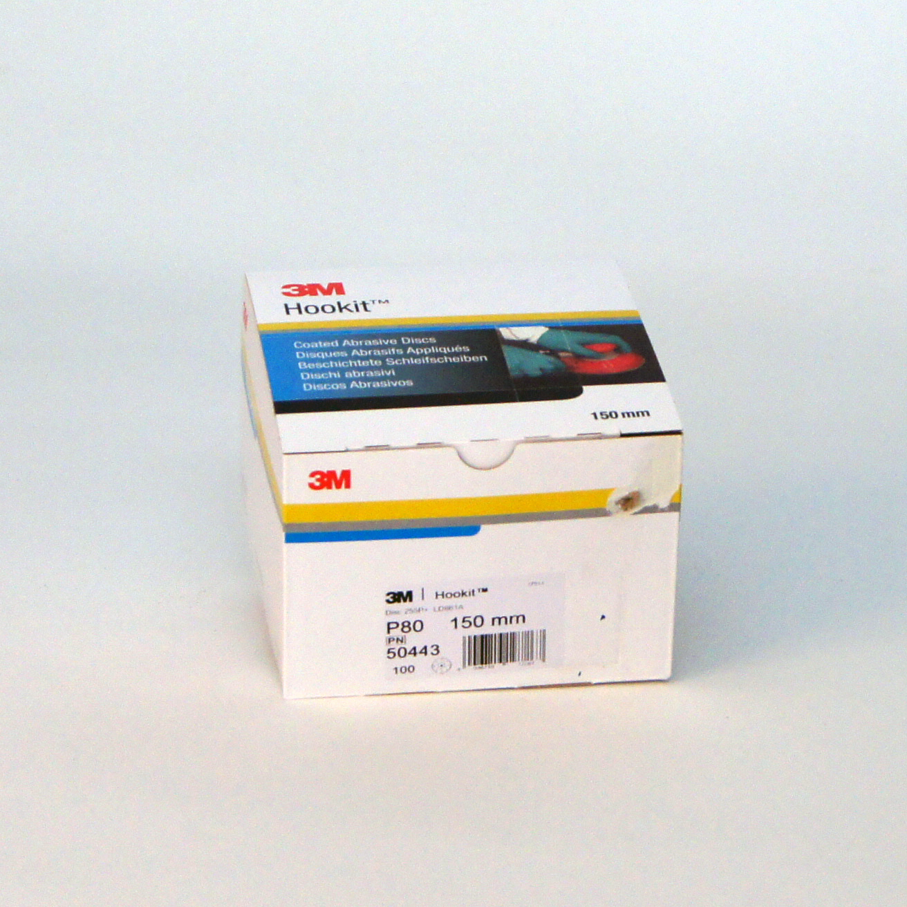 100x 3M 50448 P220-15 Hookit Gold