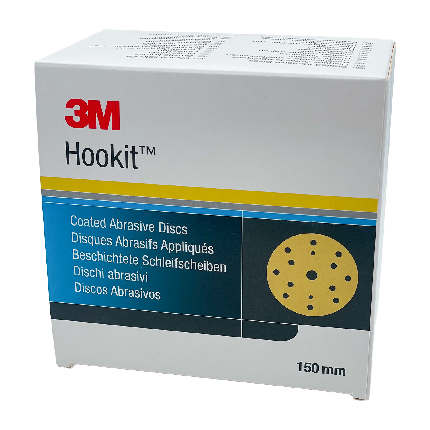 100x 3M 51554 P500-15 Hookit Gold
