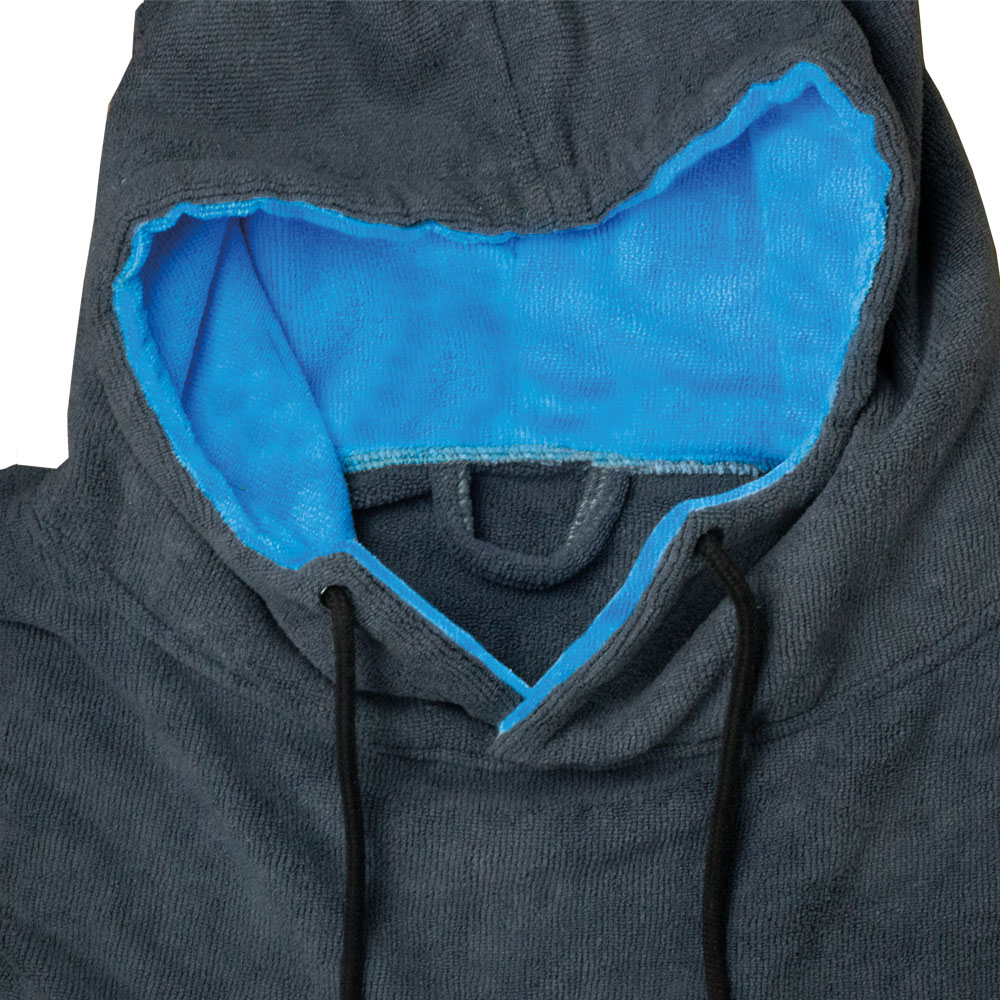 WINDESIGN EX2480J Frottee-Poncho Junioren Einheitsgröße, hält schön warm, 300 Gramm/m² Microfaser
